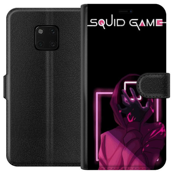 Huawei Mate 20 Pro Plånboksfodral Squid Game Tema Populär Serie Motiv Grafiskt Ikoniskt Design Asiatisk Popkultur Spänning Drama