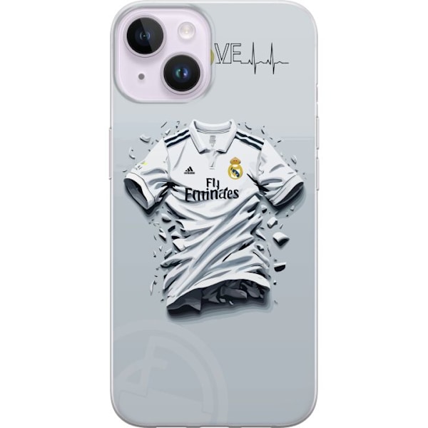 Apple iPhone 15 Plus Gennemsigtig cover Real Madrid