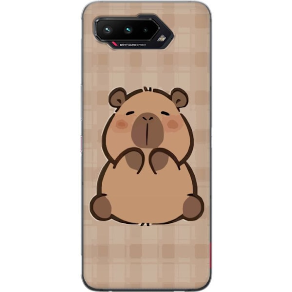 Asus ROG Phone 5 Genomskinligt Skal Mobilskal kawaii capybara flera figurer japansk stil
