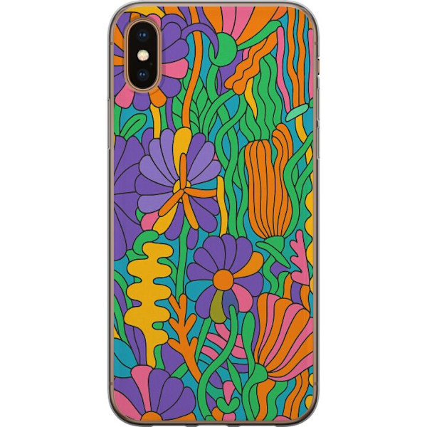 Apple iPhone XS Genomskinligt Skal Color Pop