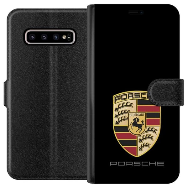 Kompatibelt Lommeboketui til Samsung Galaxy S10+ Porsche