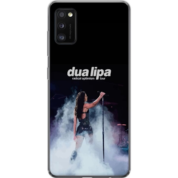 Samsung Galaxy A41 Läpinäkyvä kuori Dua Lipa – Signature