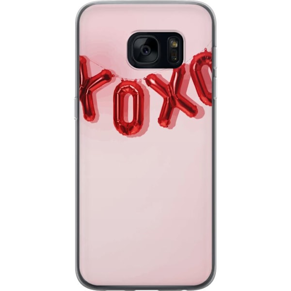 Samsung Galaxy S7 Gennemsigtig cover Valentinsdag XOXO