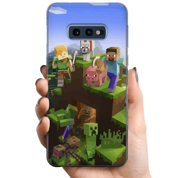 Samsung Galaxy S10e TPU Mobilskal MineCraft