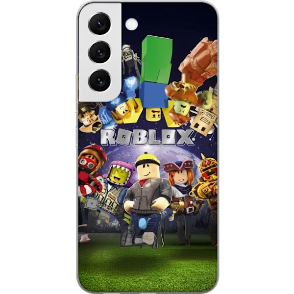 Samsung Galaxy S22 5G Gennemsigtig cover Roblox Verden - Gaming Eventyr for Børn og Unge