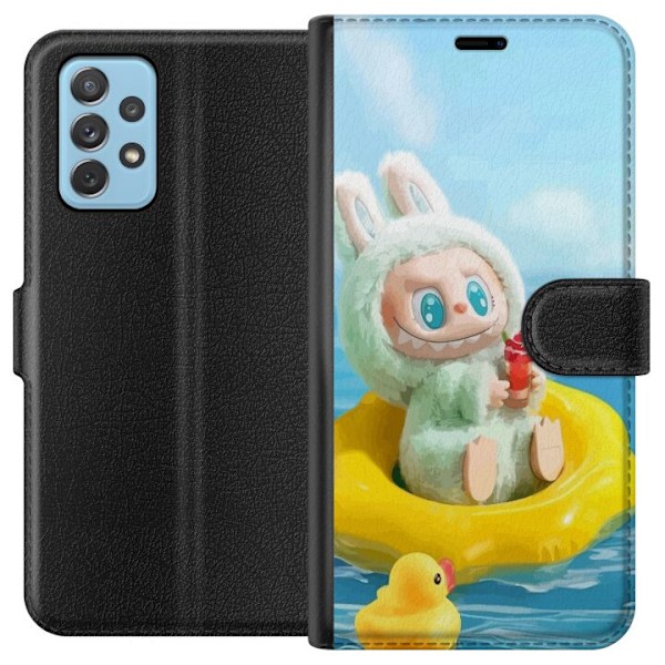 Samsung Galaxy A72 5G Lommeboketui Labubu Macaron-serien