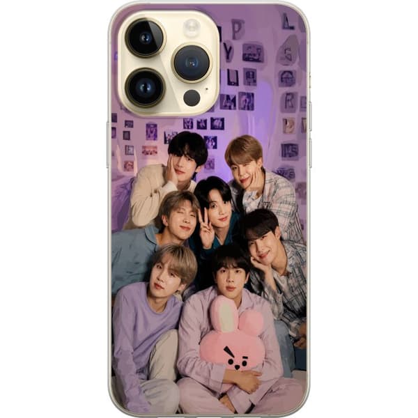 Kompatibel Mobilcover til Apple iPhone 14 Pro Max BTS lilla