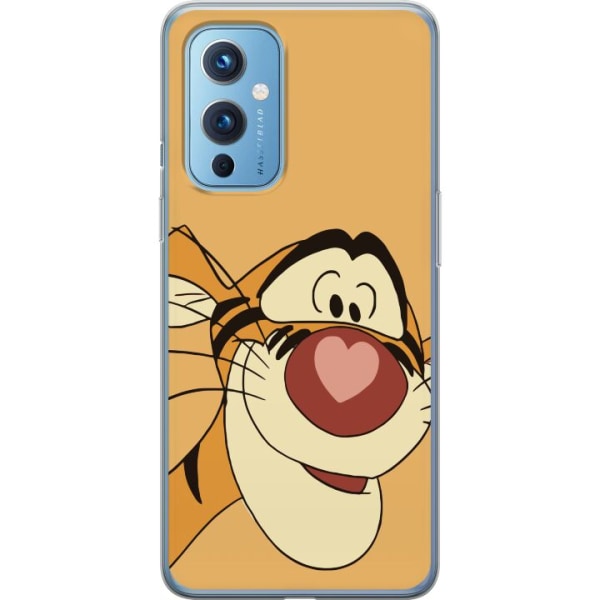 OnePlus 9 Gennemsigtig cover Tiger