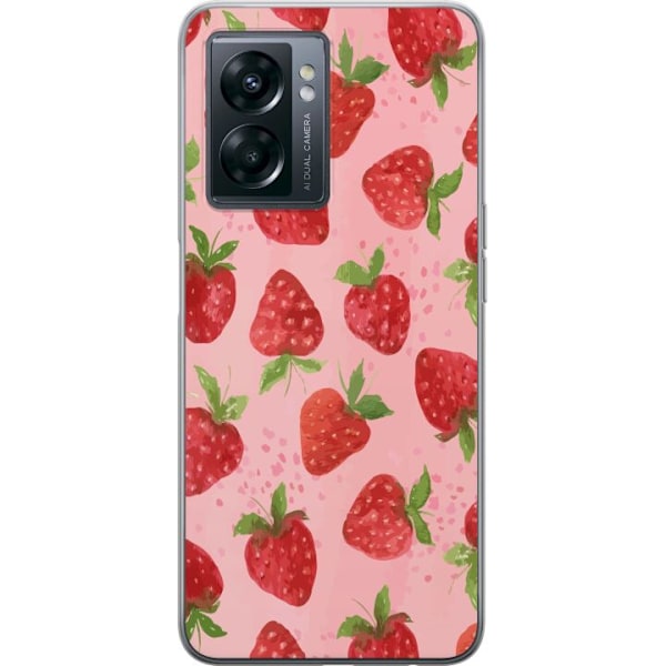 OnePlus Nord N300 Genomskinligt Skal Strawberry Dreams – jor