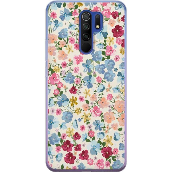 Kompatibelt Mobilskal till Xiaomi Redmi 9 Blommor
