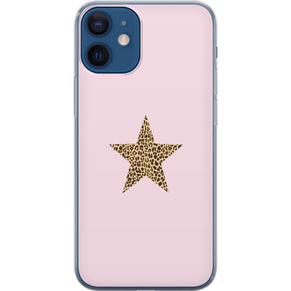 Kompatibelt Mobilskal till Apple iPhone 12 mini Leopard stjärna