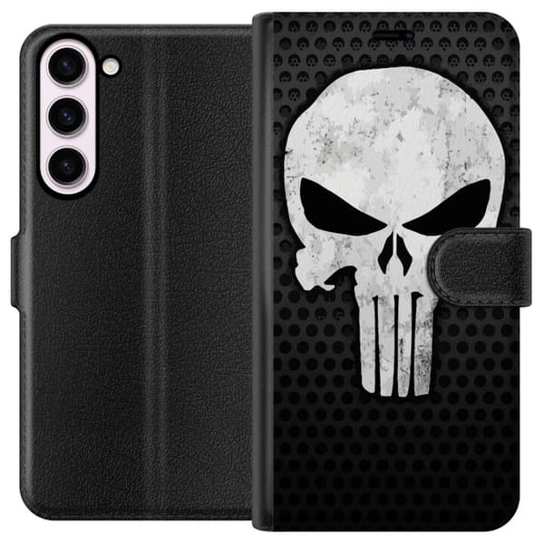 Kompatibelt Plånboksfodral till Samsung Galaxy S23+ Punisher