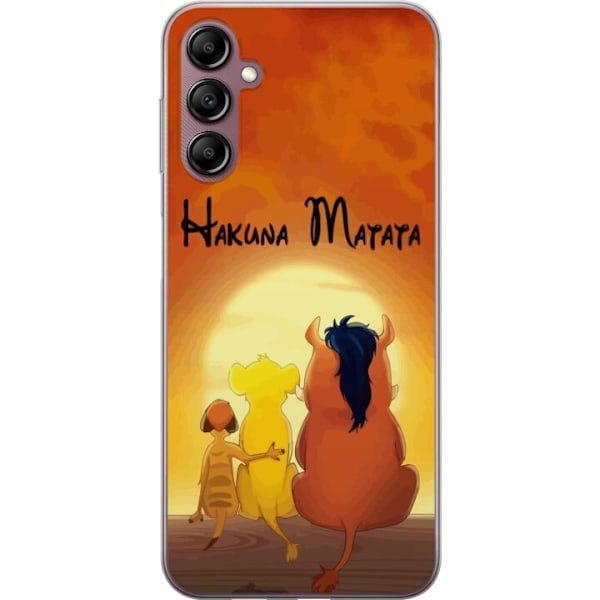 Samsung Galaxy A14 5G Genomskinligt Skal Hakuna Matata