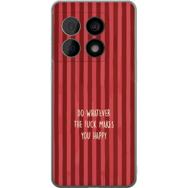 Kompatibel Mobilcover til OnePlus 10 Pro Gör det som gör dig glad rød