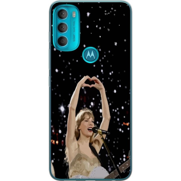 Motorola Moto G71 5G Gennemsigtig cover Taylor Swift