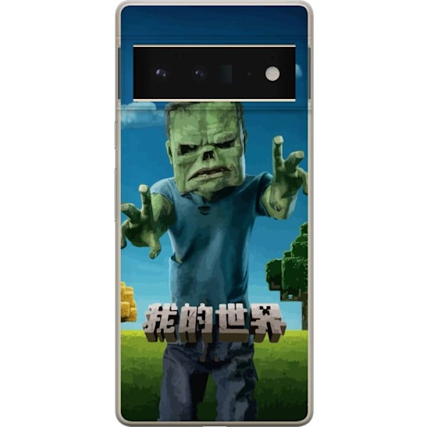 Google Pixel 6 Pro Läpinäkyvä kuori A Minecraft Movie