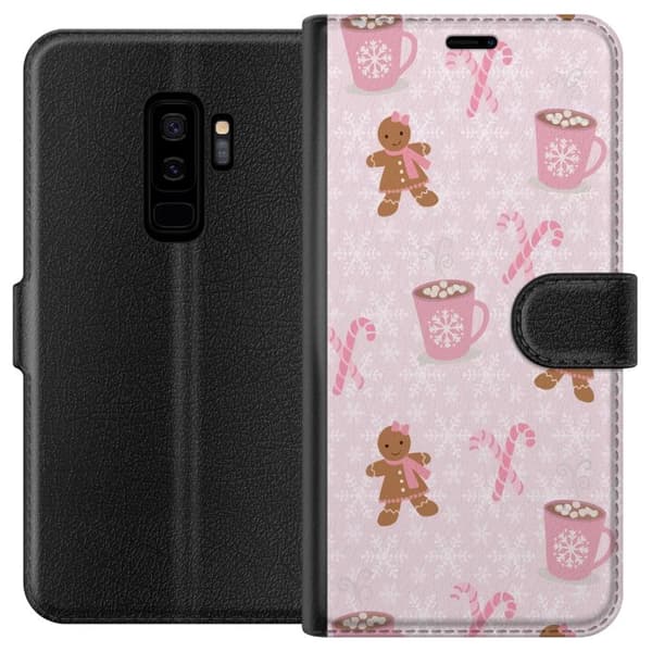 Kompatibel Tegnebogsetui til Samsung Galaxy S9+ Glædelig Jul