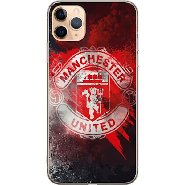 Apple iPhone 11 Pro Max Läpinäkyvä kuori Manchester United