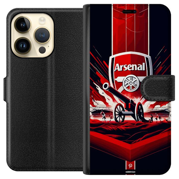 Apple iPhone 14 Pro Tegnebogsetui Arsenal