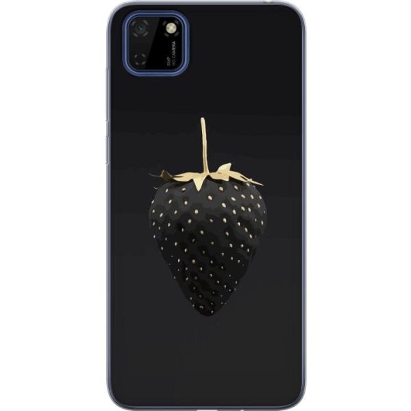Huawei Y5p Gennemsigtig cover Luksus Jordbær