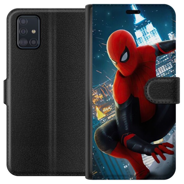 Samsung Galaxy A51 Lompakkokotelo Spiderman