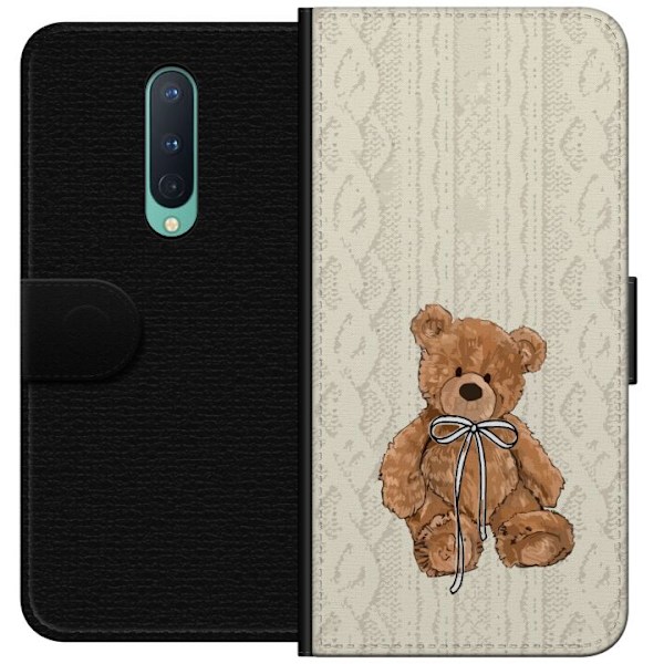 OnePlus 8 Lommeboketui Liten Bamse – klassisk bamse i enkel