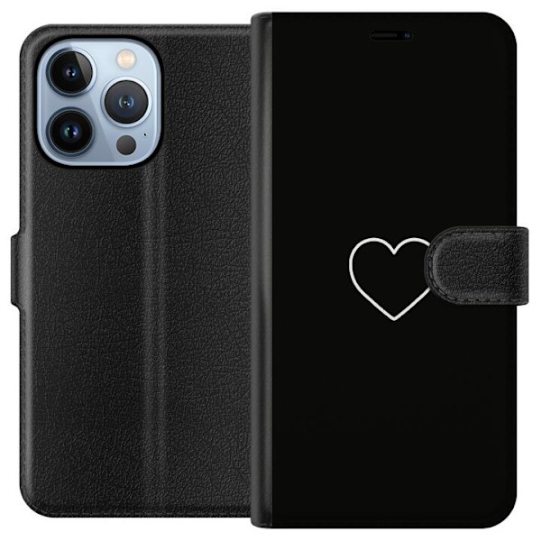 Apple iPhone 13 Pro Lompakkokotelo Sydän