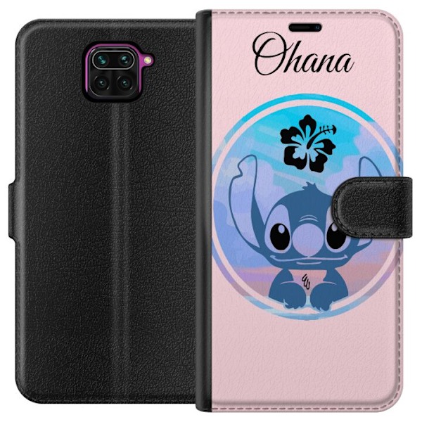 Xiaomi Redmi Note 9 Lommeboketui Stitch Ohana