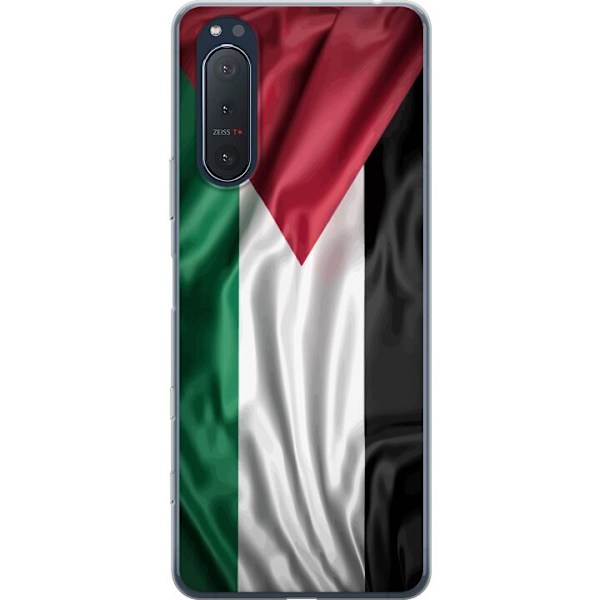 Sony Xperia 5 II Läpinäkyvä kuori Palestiinan lippu – iko