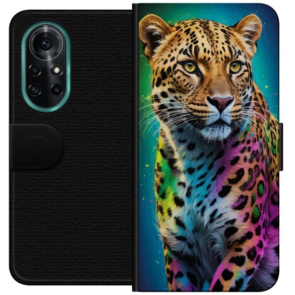 Huawei nova 8 Pro Lommeboketui Leopard