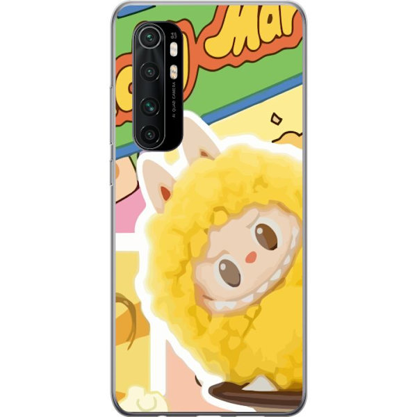 Xiaomi Mi Note 10 Lite Genomskinligt Skal Labubu Wacky Mart Pop Mart Serie Samlarfigur Söt Design Populärt Motiv Figurserie Kreativ Art Toy