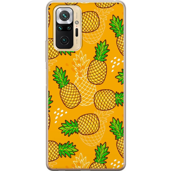 Xiaomi Redmi Note 10 Pro Gjennomsiktig deksel Ananas