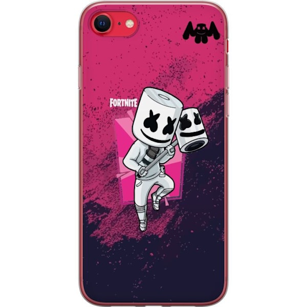 Apple iPhone SE (2022) Gennemsigtig cover Marshmello Fortnite
