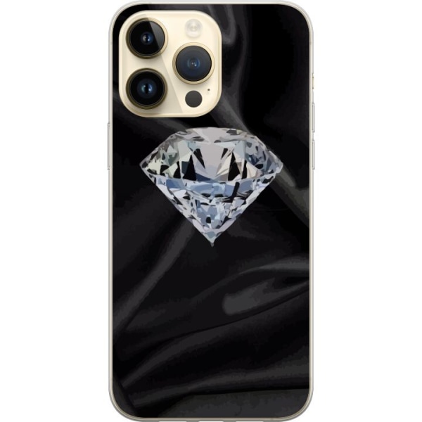 Apple iPhone 15 Pro Max Genomskinligt Skal Silke Diamant
