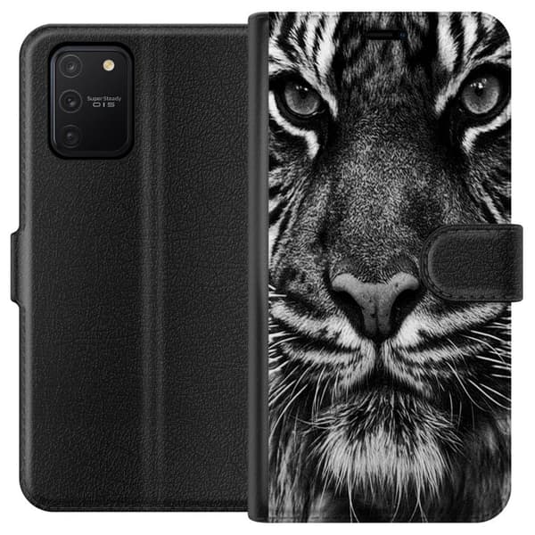 Kompatibel Tegnebogsetui til Samsung Galaxy S10 Lite Tiger