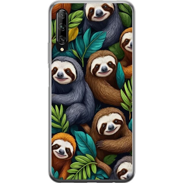Huawei P smart Pro 2019 Läpinäkyvä kuori Sengångarstil - r