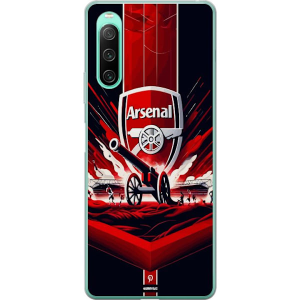 Sony Xperia 10 IV Gennemsigtig cover Arsenal