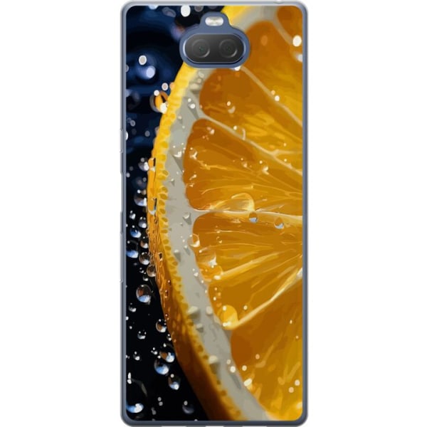 Sony Xperia 10 Plus Gjennomsiktig deksel Appelsin