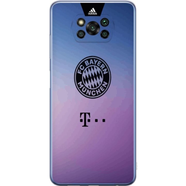 Xiaomi Poco X3 Pro Gennemsigtig cover FC Bayern