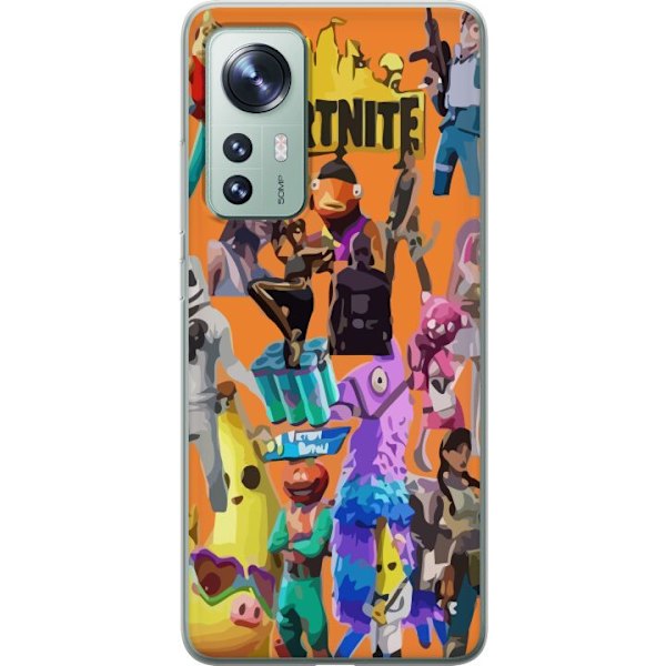 Xiaomi 12 Gennemsigtig cover Fortnite