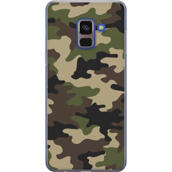 Samsung Galaxy A8 (2018) Läpinäkyvä kuori Sotilaallinen