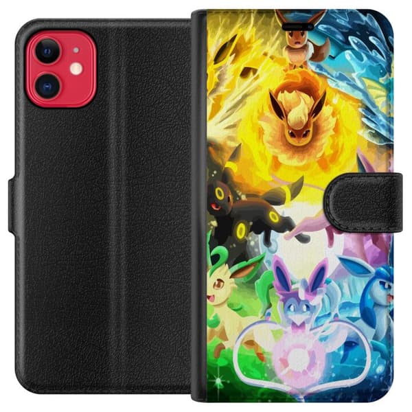 Kompatibel Tegnebogsetui til Apple iPhone 11 Pokemon