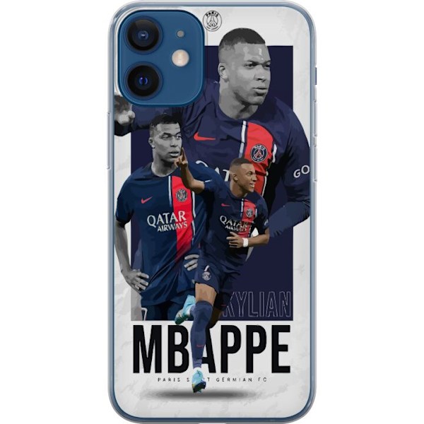 Apple iPhone 12 mini Gennemsigtig cover Kylian Mbappé