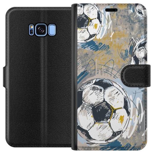 Samsung Galaxy S8 Plånboksfodral Fotboll