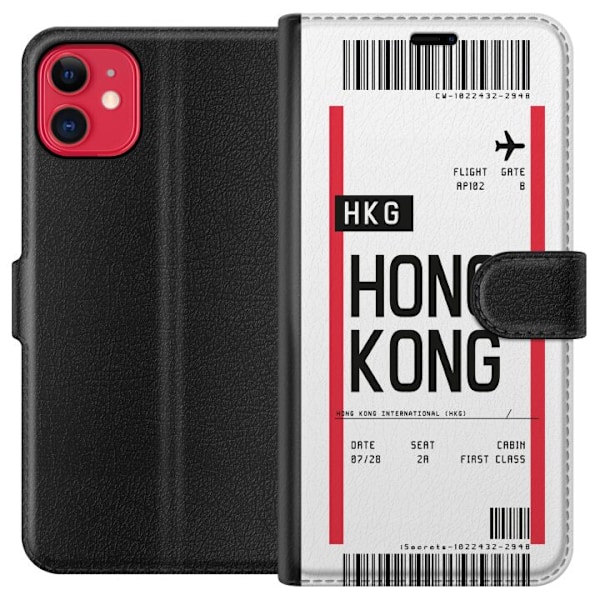 Apple iPhone 11 Plånboksfodral Hongkong