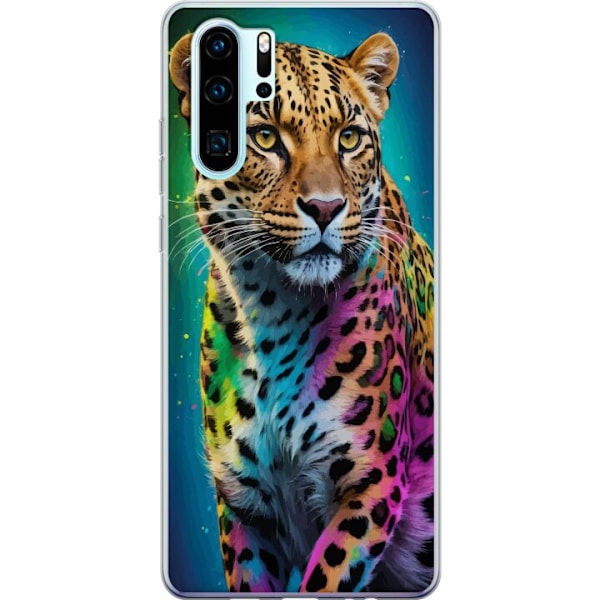 Huawei P30 Pro Gjennomsiktig deksel Leopard