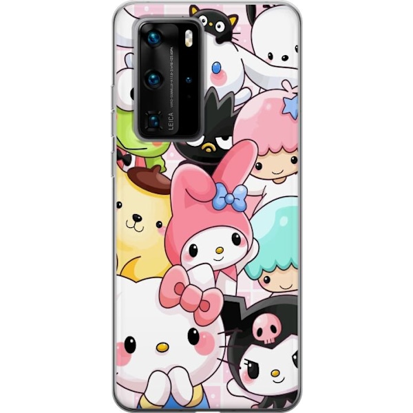 Huawei P40 Pro Gjennomsiktig deksel Kawaii Sanrio Crew