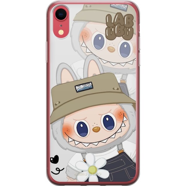 Apple iPhone XR Gennemsigtig cover Labubu Minimal Mood - Enkel