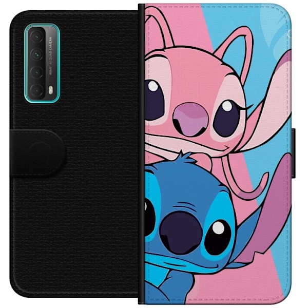 Huawei P smart 2021 Lompakkokotelo Stitch & Angel
