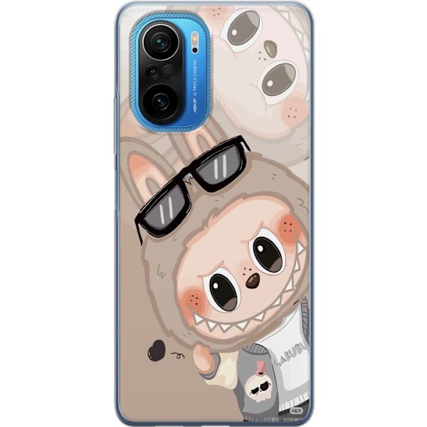Xiaomi Poco F3 Läpinäkyvä kuori Labubu Rainbow Chaos